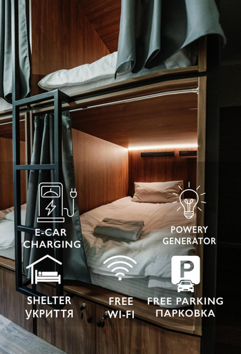 Bedroom 3, Nesvit Capsule Hotel, Sviatoshyns'kyi
