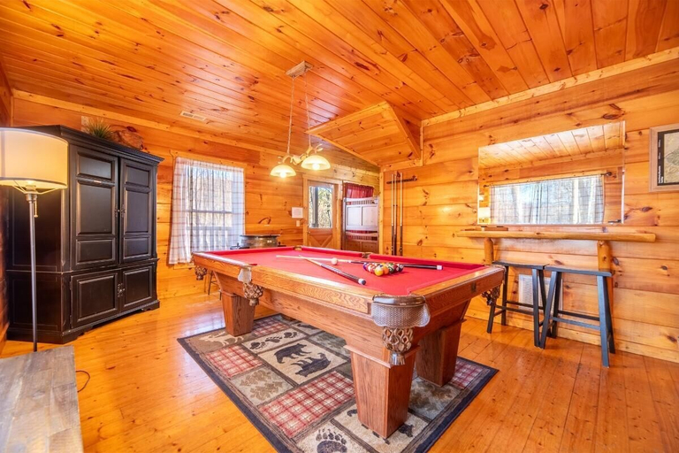 Game room 3, Treetop Lodge, Sevier