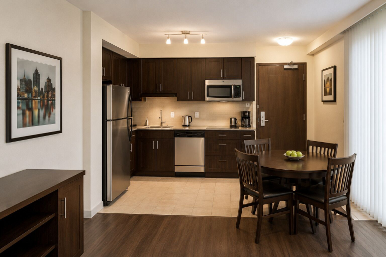 Private kitchen, Lumen Gate Hotel, Toronto