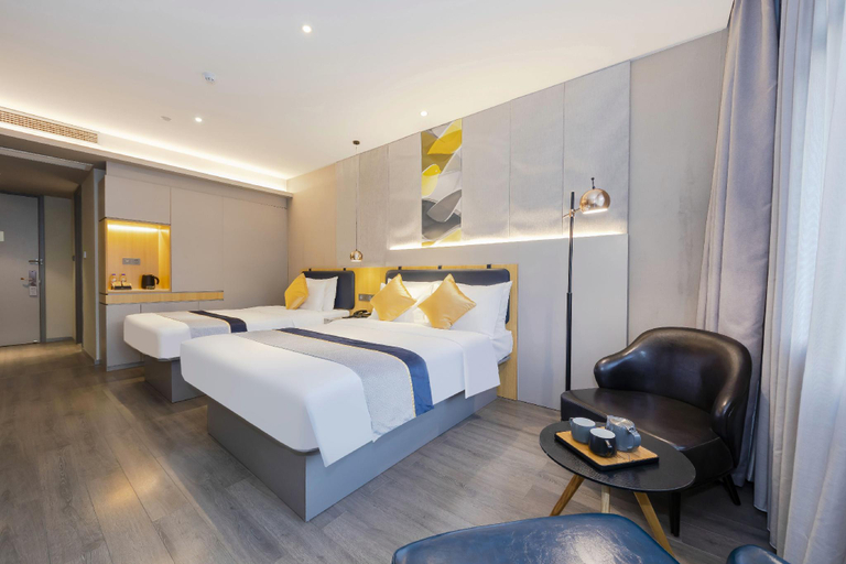 Bedroom 2, Home Inn Selected Hangzhou West Lake Lakeside Broken Bridge, Hangzhou