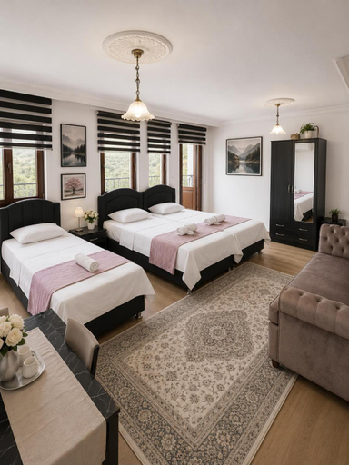 Bedroom 2, Luxury Monastery Apart & Hotel, Maçka