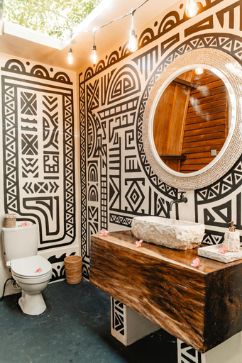 Bathroom 4, Hakuna Matata Resort Gili Air, Lombok