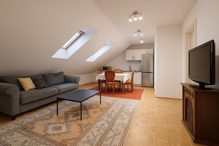 Living area 4, KindStay Suites Prague Airport, Praha - západ