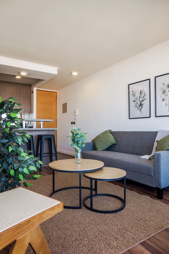 Living area 5, Apt in Las Condes Pool Private Balcony, Cordillera