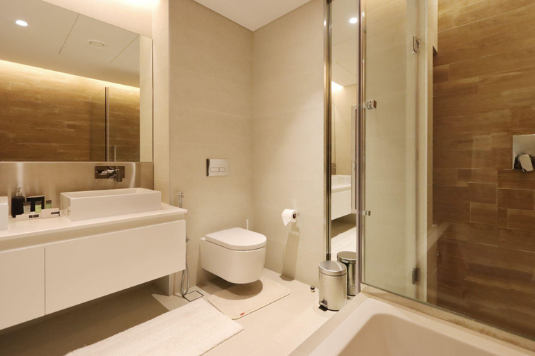 Bathroom 3, Livbnb - Tranquil 2BR in Bluewaters, Dubai