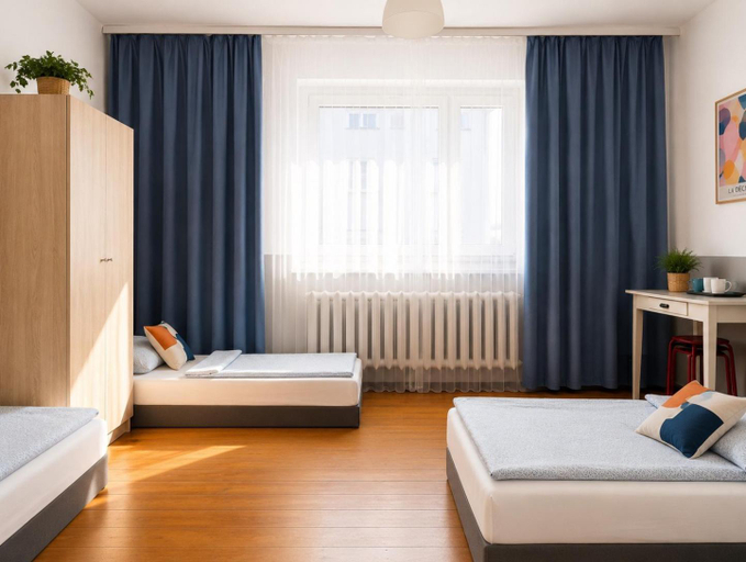 Bedroom 4, Tanie spanie Wilda - Zameldowanie bezobslugowe -, Poznań City