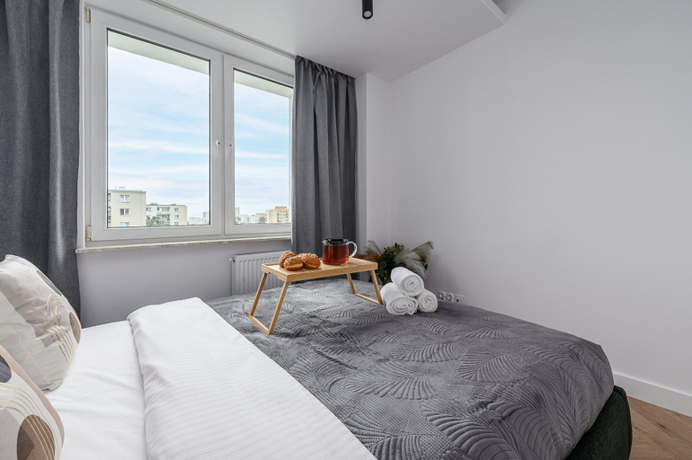 Room 4, Lumina Premium 3BR Apart with Balcony AC, Warsaw