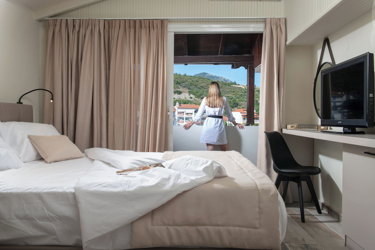 Bedroom 2, Olenia Luxury Apartments, Central Macedonia