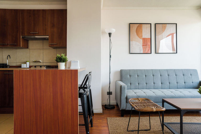 Living area 3, 1BR in Heart of Providencia Urban Style, Santiago