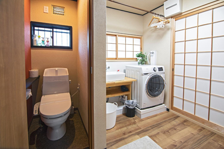 Bathroom 3, rice and cranes - Vacation STAY 14266, Osaka