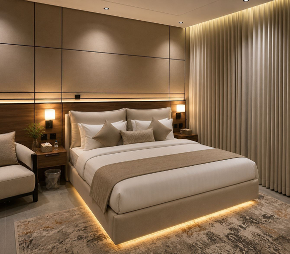 Room 1, Comfortable Diamond Apartments AlSalamah, Jeddah