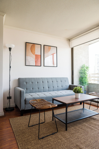 Living area 5, 1BR in Heart of Providencia Urban Style, Santiago