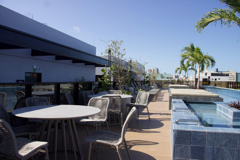 Outdoor dining 2, Bela Hospedagem - Luxo 359 Hit Cb Branco, João Pessoa