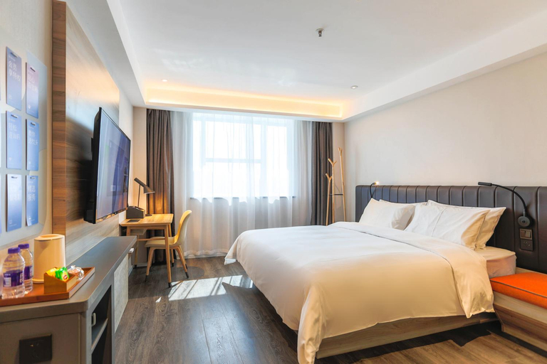 Bedroom 2, Hanting Premium Hotel Ningbo Xingning Qiaoxi Metro Station, Ningbo