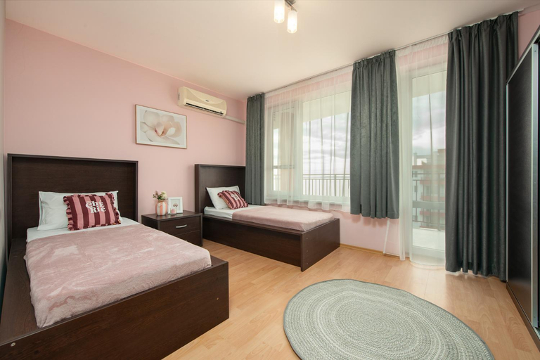 Bedroom 2, Marina and Panorama Deluxe Apartments, Nesebar