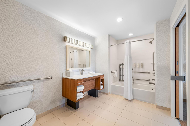 Bathroom 4, Home2 Suites by Hilton Charlotte Airport, Mecklenburg