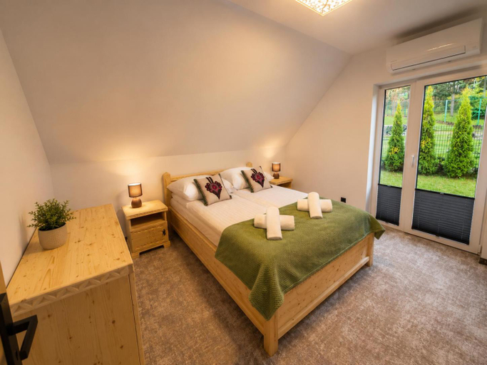Bedroom 3, Mergen Bike & Ski Resort- basen, sauna, jacuzzi, Nowy Targ