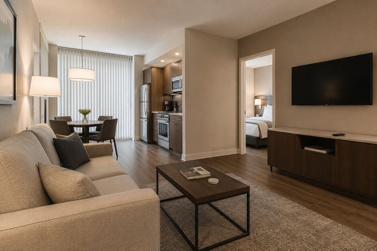 Living area 2, Brighton Lane Hotel, Toronto