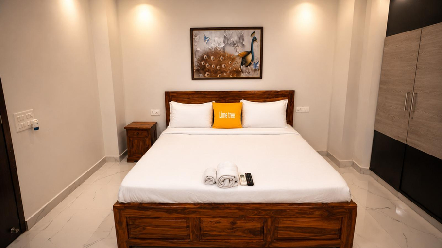 Bedroom 2, Lime Tree 2Bhk Serviced Apartment Near Artemis , Gurgaon