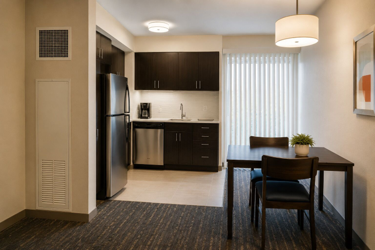 Private kitchen, Mercer Bay Suites, Toronto