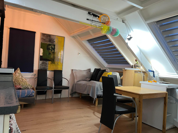 Others 2, Zolderstudio dichtbij Goffert met eigen badkamer en WC, eigen keuken, eigen ingang, Nijmegen