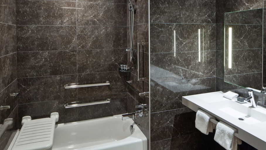 Bathroom 5, AC Hotel by Marriott Minneapolis Downtown, Hennepin