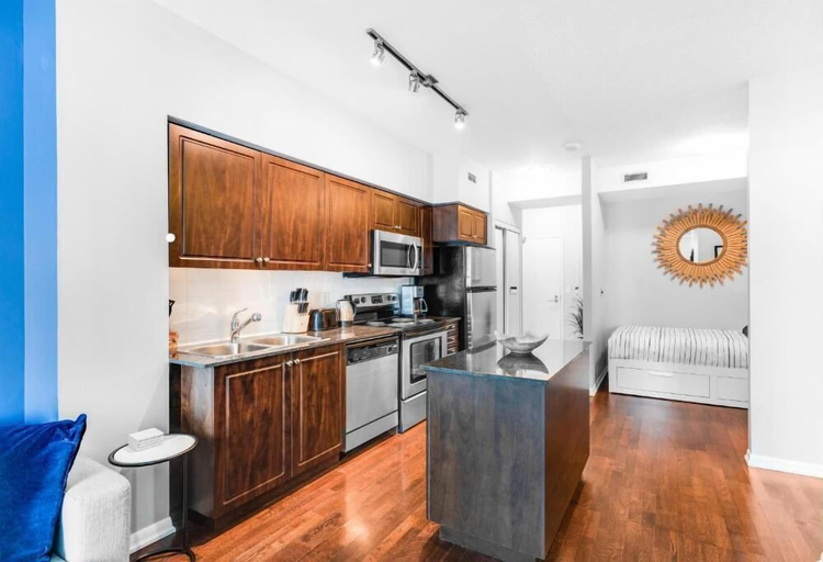 Private kitchen, AOC Suites - High-Rise Condo, Toronto