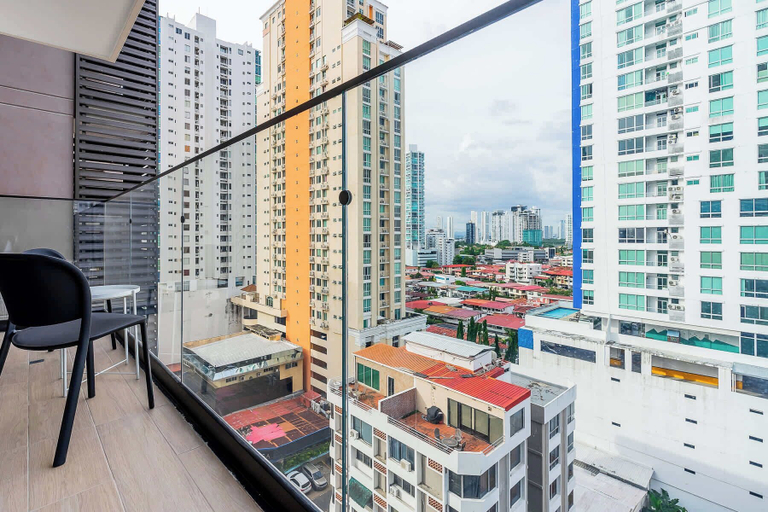 Room 3, w Luxury 1BR w Balcony View in San Francisco, Panamá