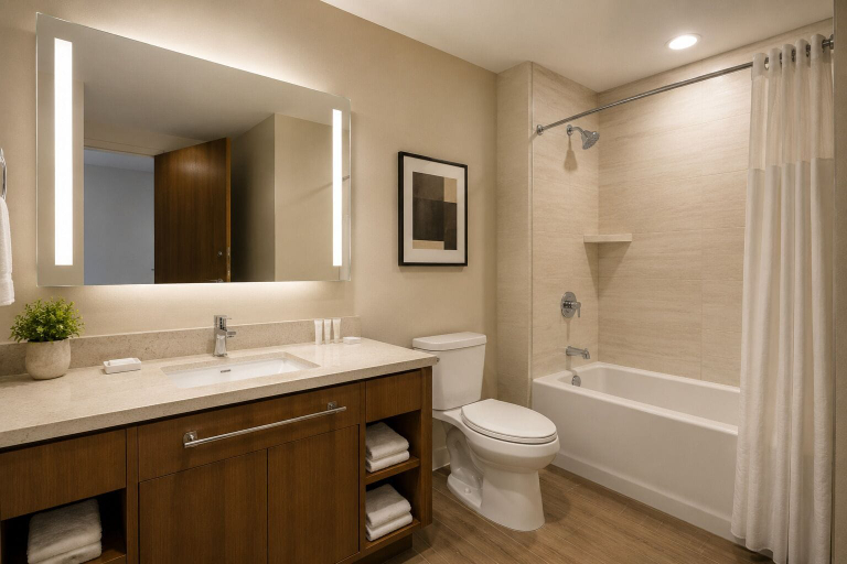 Bathroom, Dovetail Hotel, Toronto