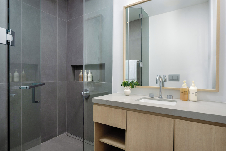 Bathroom, Ambra Beach Club and Restaurant