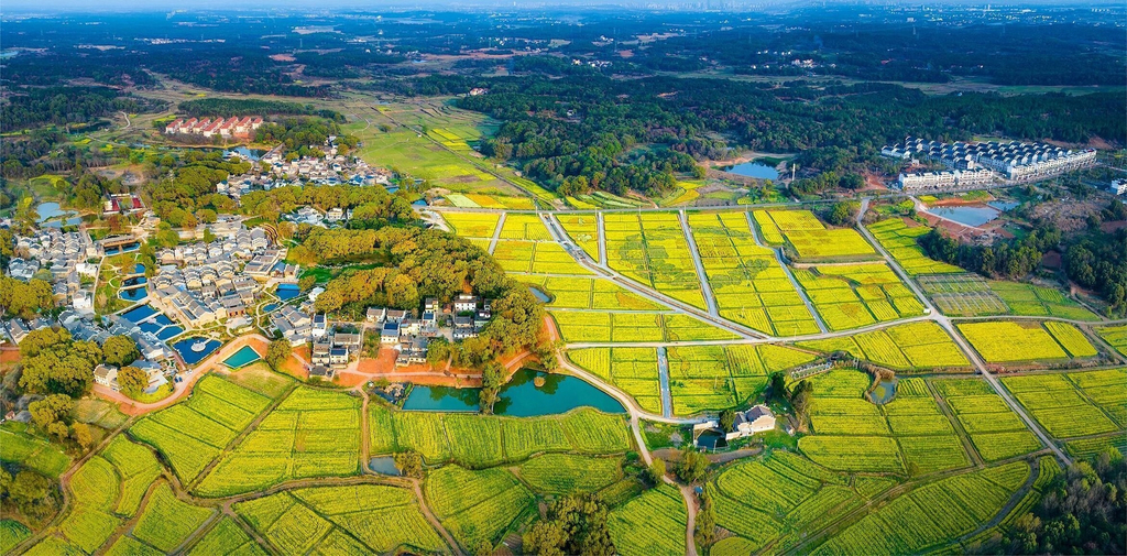 Aerial view 3, Ji'an Diaoyuan Ten-Mile Fragrant Village, Ji'an