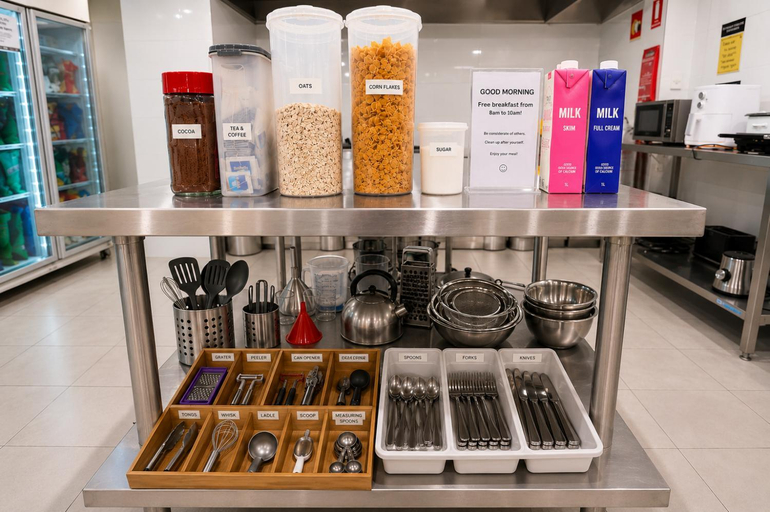Food & Drinks 5, Capsule Perth City Backpackers Hostel - note - Valid passport required to check in, Perth