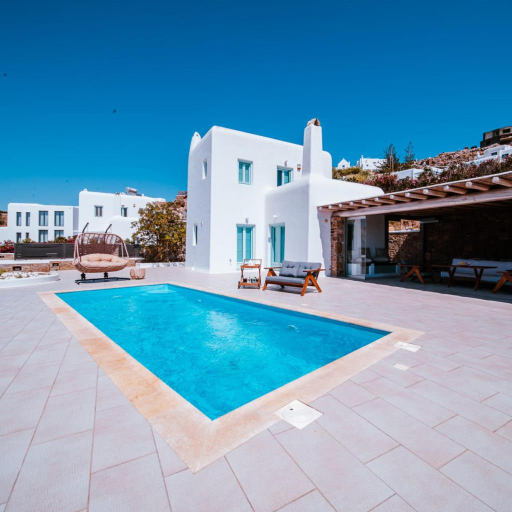3, Mykonos Villa Sympatico, Private Pool & Sea Vistas, South Aegean