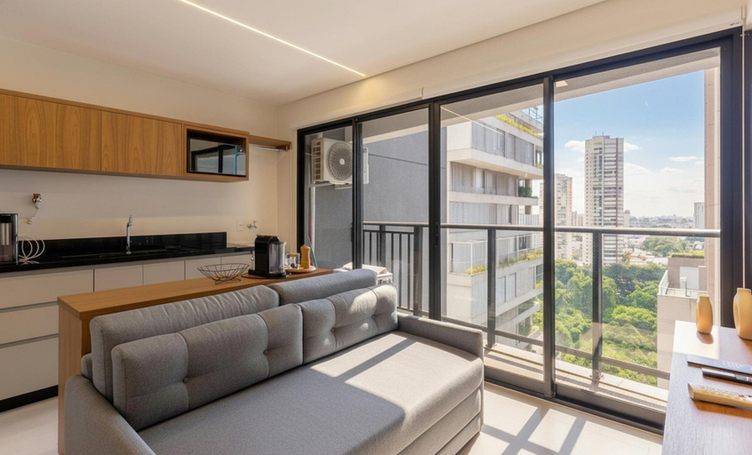 Interior 2, Apts in a Condo. w/ Pool, a few Steps fr/ Vaca Brava Park - Obds, Goiania