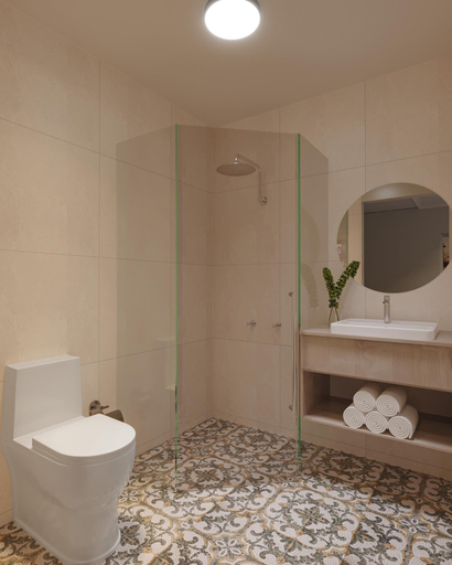 Bathroom 4, Nightcap at Esplanade Hotel, Adelaide