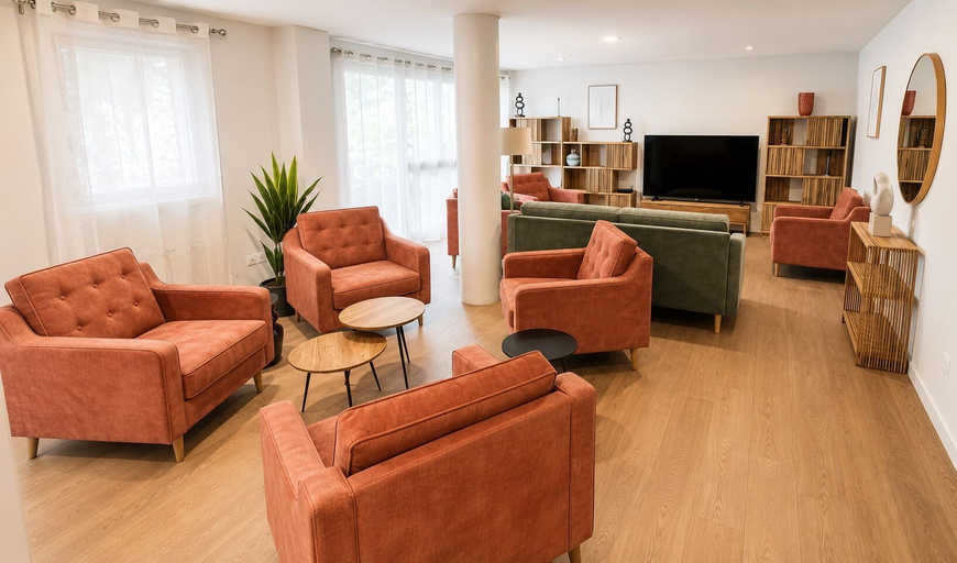 Living area 3, Zenao Appart'hôtels Beaucaire, Gard