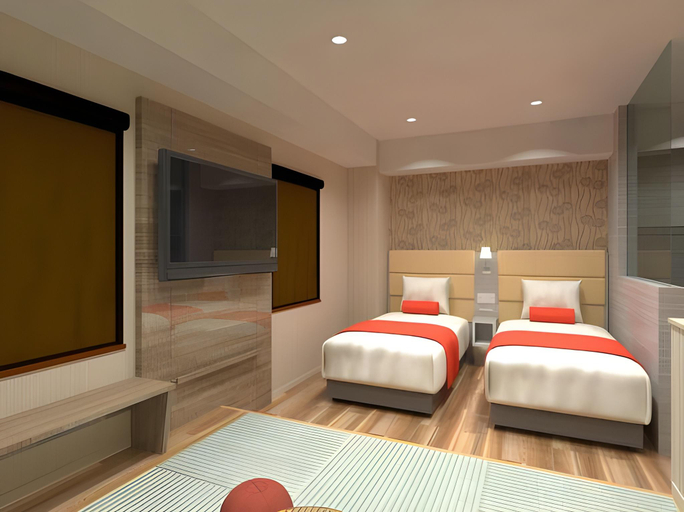 Bedroom 2, Queen's Hotel Chitose, Chitose