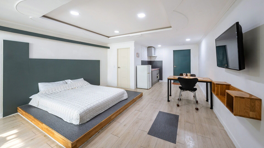 Bedroom 3, Gyeongju The Stay Spa Pension, Gyeongju