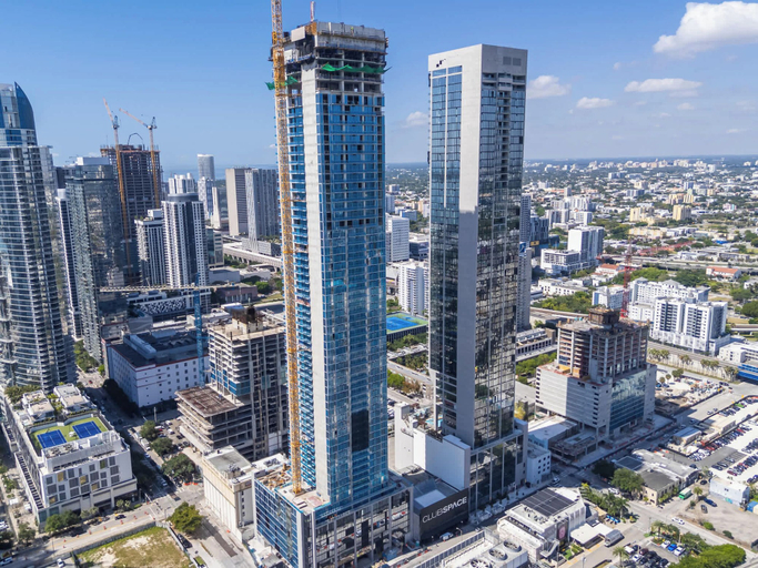 Aerial view 3, Miami E11even w Resort Amenities, Miami-Dade