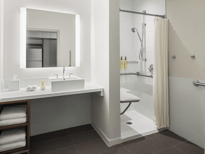 Bathroom 5, Element by Marriott Harrison - Newark, Hudson