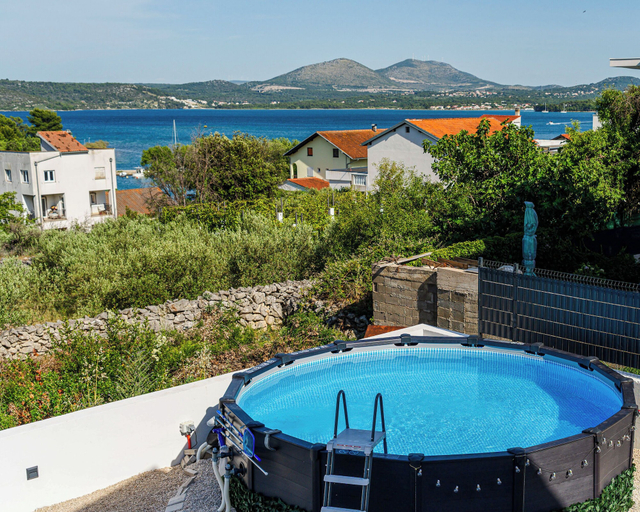 Outdoor pool 5, Villa Raslina Sea View, Šibenik