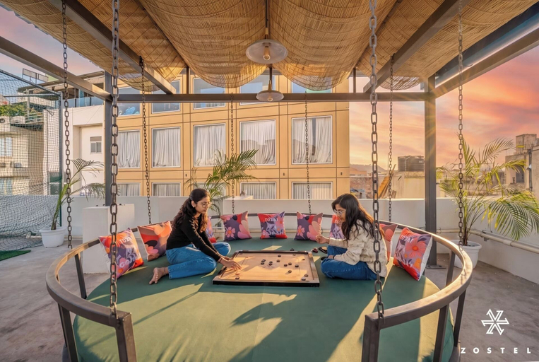 Terrace/patio, Zostel Jaipur Mi Road, Jaipur