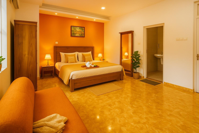 Bedroom 3, Spacious Eco Guest House Colombo, Kaduwela