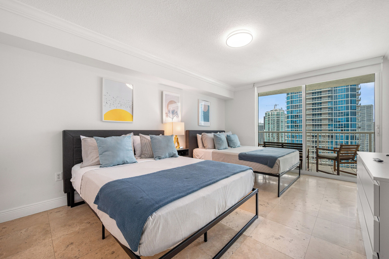 Bedroom 4, Centric 40thFloor Brickell Condo FREE parking by Palermo Home Miami, Miami-Dade