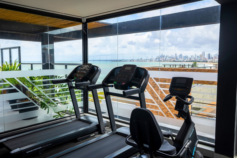 Fitness facility 5, Restinga #008 - Beachfront Studio by Carpediem, João Pessoa