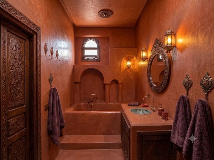 Bathroom, Riad Hima by Assila, Marrakech