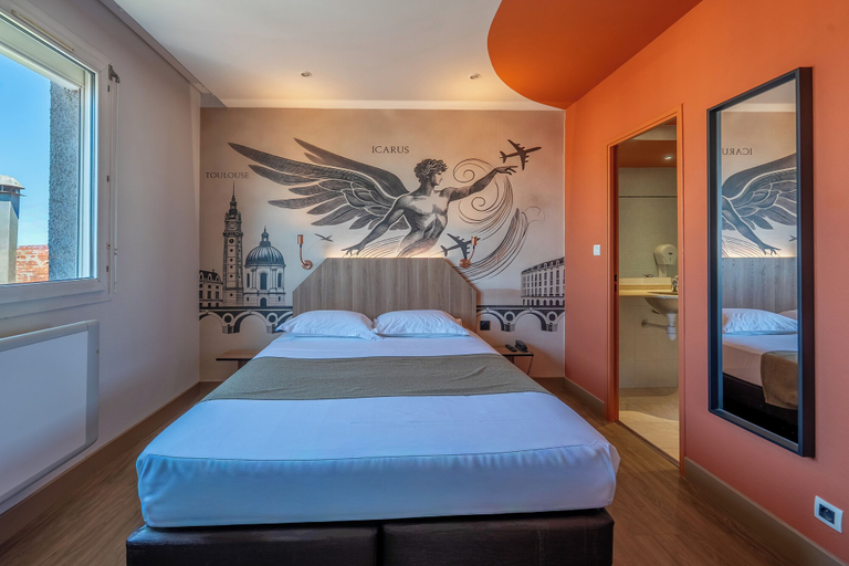 Bedroom 3, Hôtel Icare Toulouse Gare, Haute-Garonne