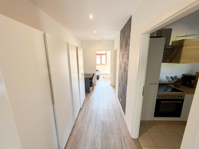 Private kitchen, Moderne Ferienwohnung mit Balkon in Pirna, Sächsische Schweiz-Osterzgebirge