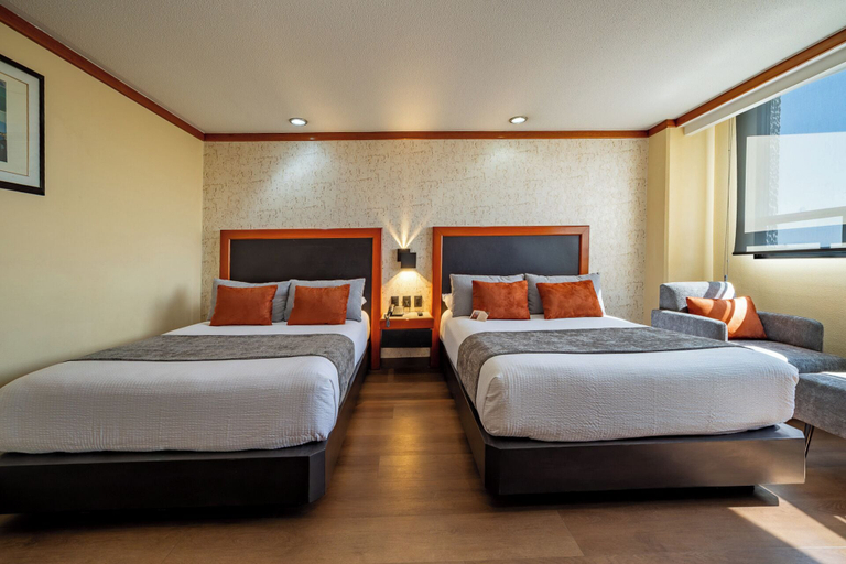 Bedroom 2, Hotel Abastos Plaza, Mexico City