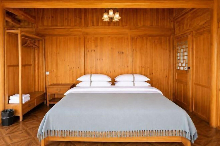 Bedroom 2, Xijiang Yuetang Homestay (Observation Deck), Qiandongnan Miao and Dong